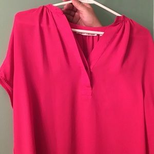 Perfect pink flowy lightweight tunic